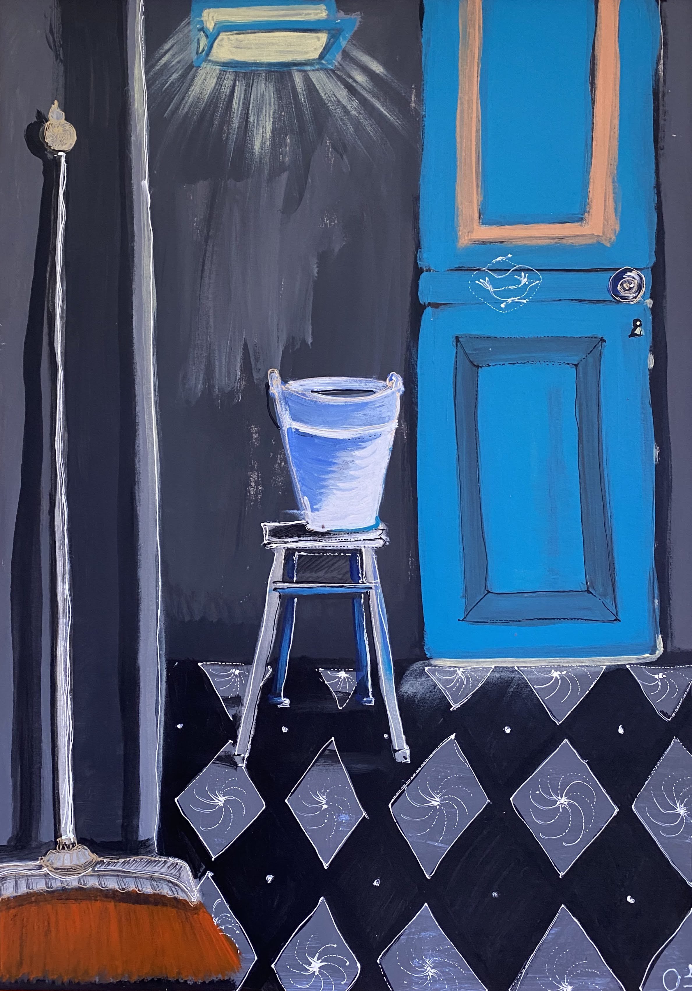 'კუთხე', მუყაო, აკრილი, 70X50..jpg