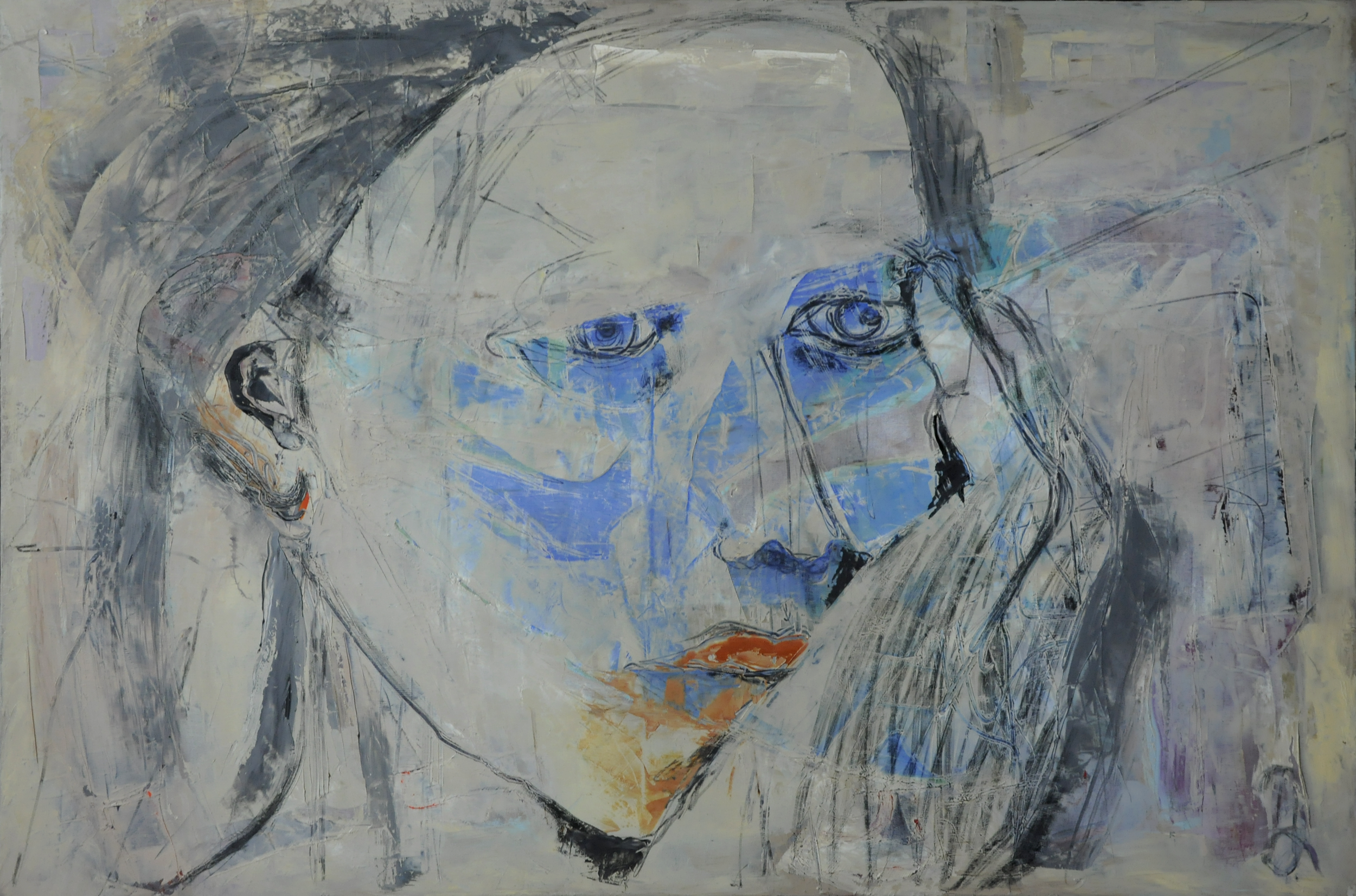 4. ნარინჯისფერი პომადა . ტილო, ზეთი. 80X120, 2018.png