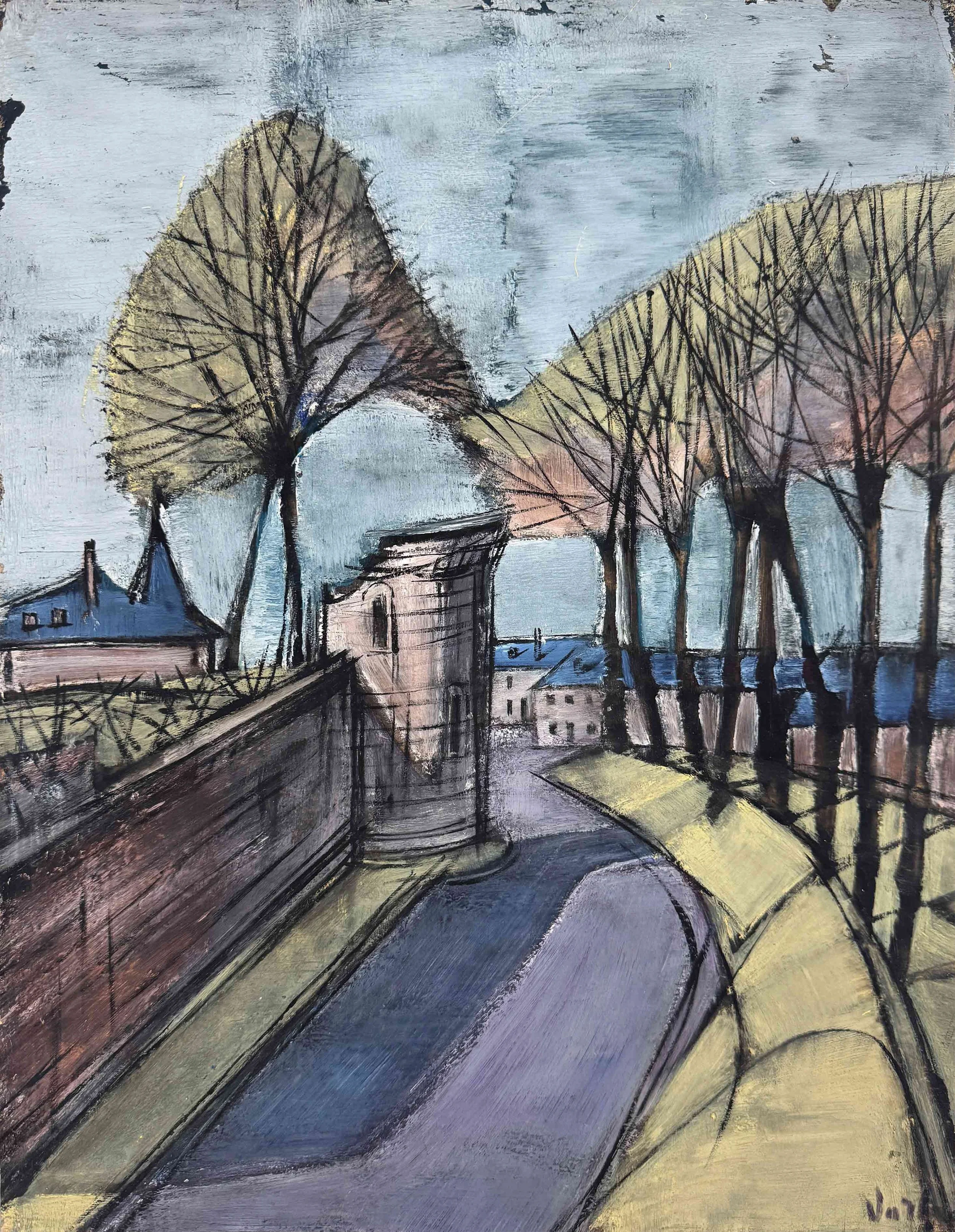 Felix Varlamishvili (Varla)
THE FORTRESS
Mixed media on paper
39,5 x 30,5 cm.
