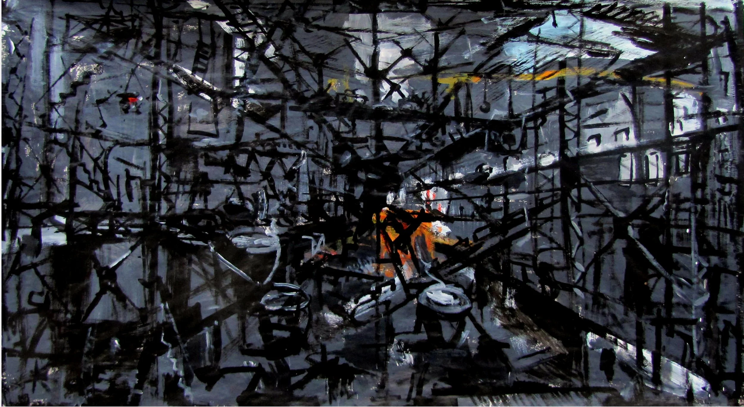 3 Tornike Abuladze. Steel factory.200X110cm.  acryl on canvas.2011.jpg