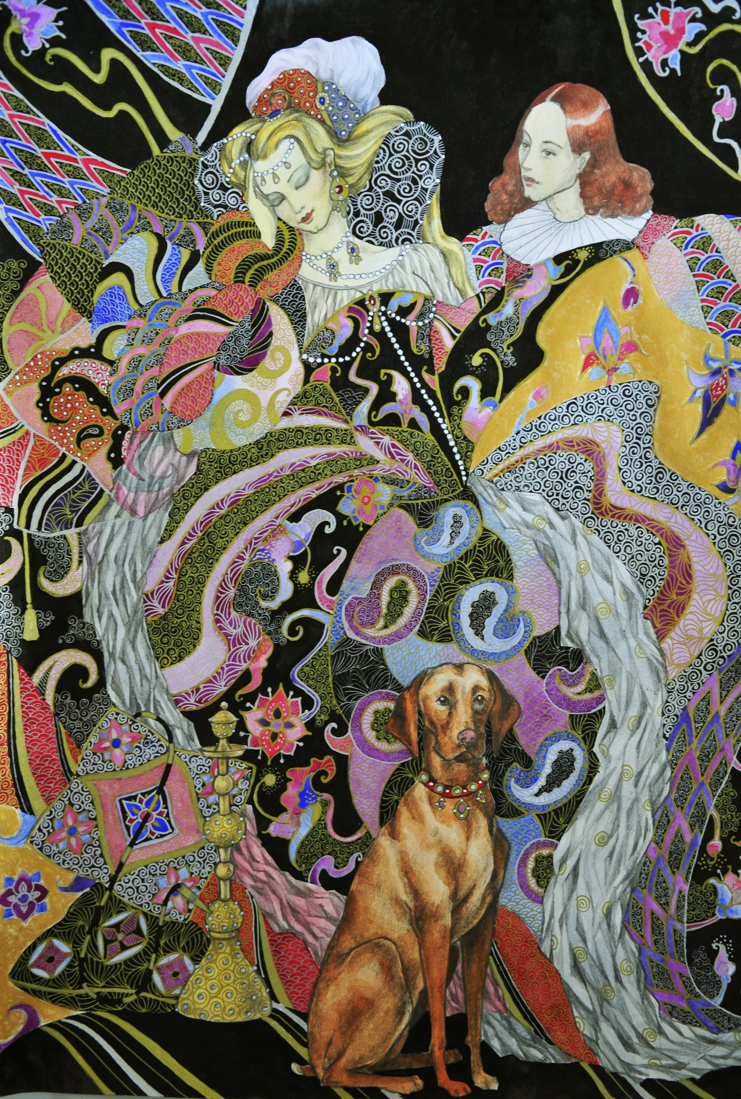 ფრეილინა, ოპიუმი, ძაღლი 32X42.JPG