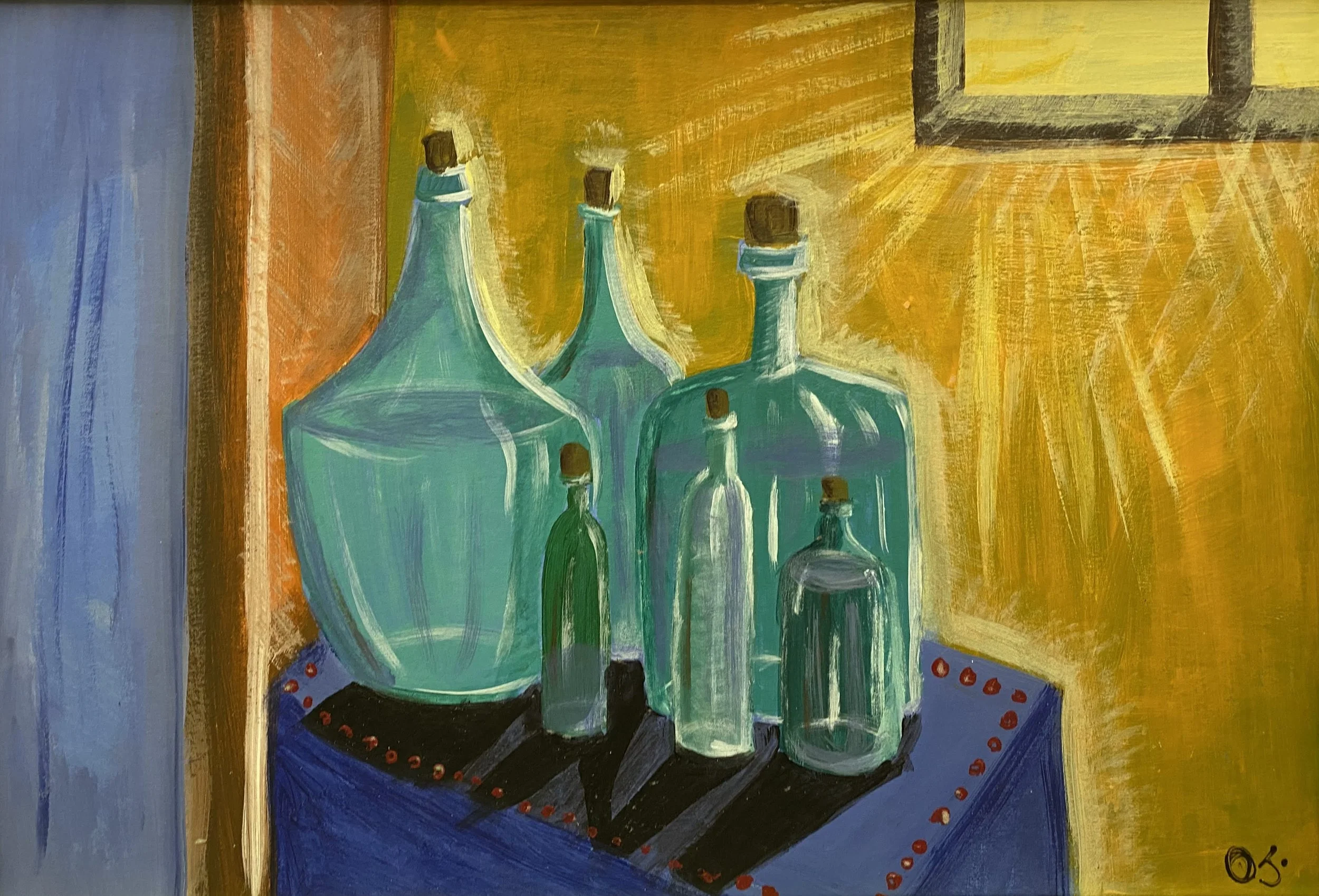 11. ''ბოთლები'', მუყაო, აკრილი, 34X50..jpg