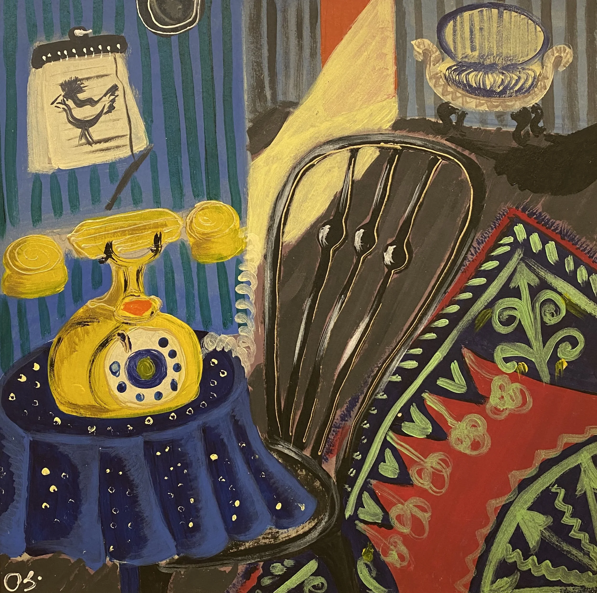 45. ''ტელეფონი'', მუყაო, აკრილი, 34X34..jpg