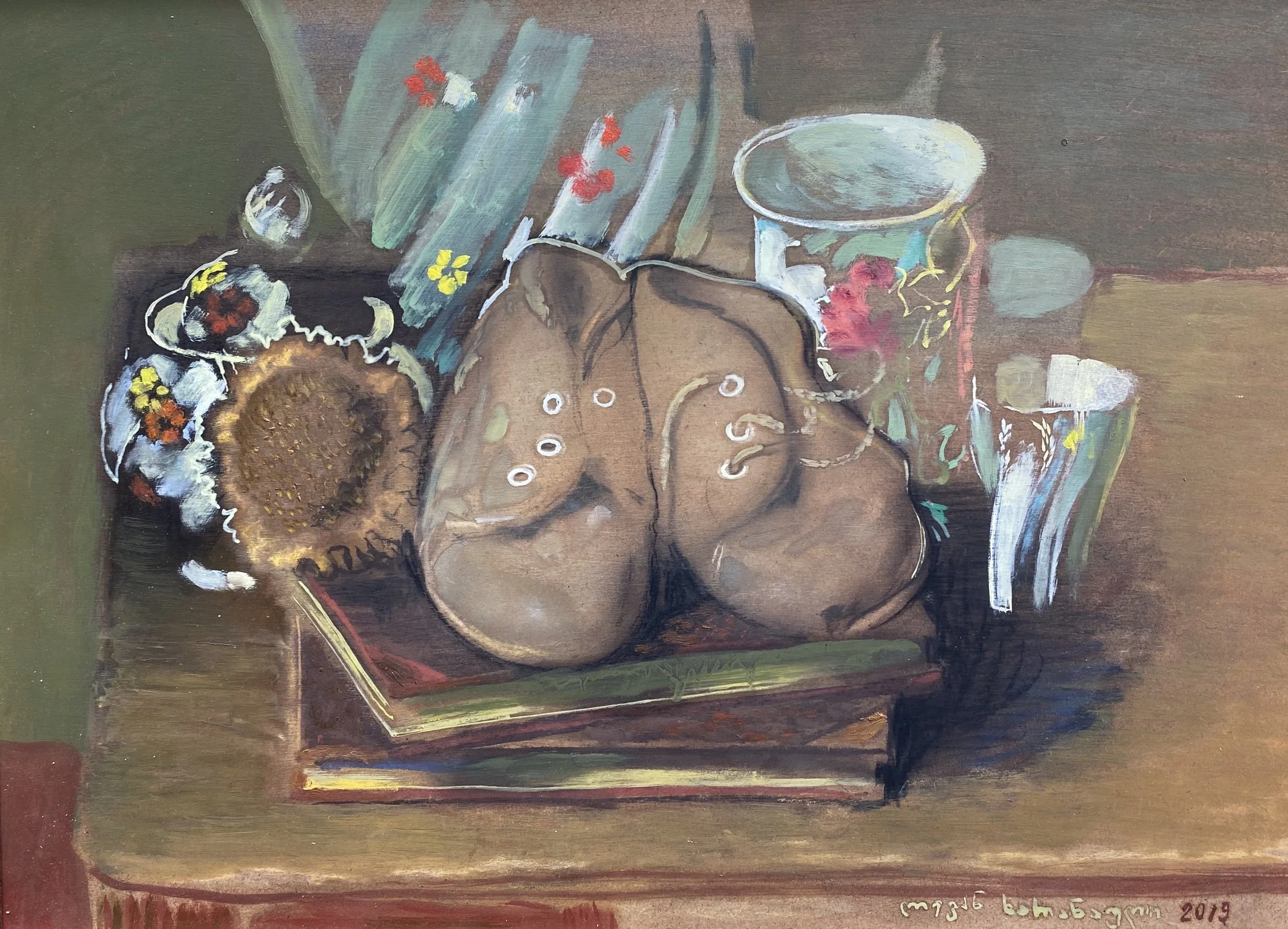 ლევან ხარანაული, 'ნატურმორტი', 27X37 სმ, დაფა, ზეთი.JPG