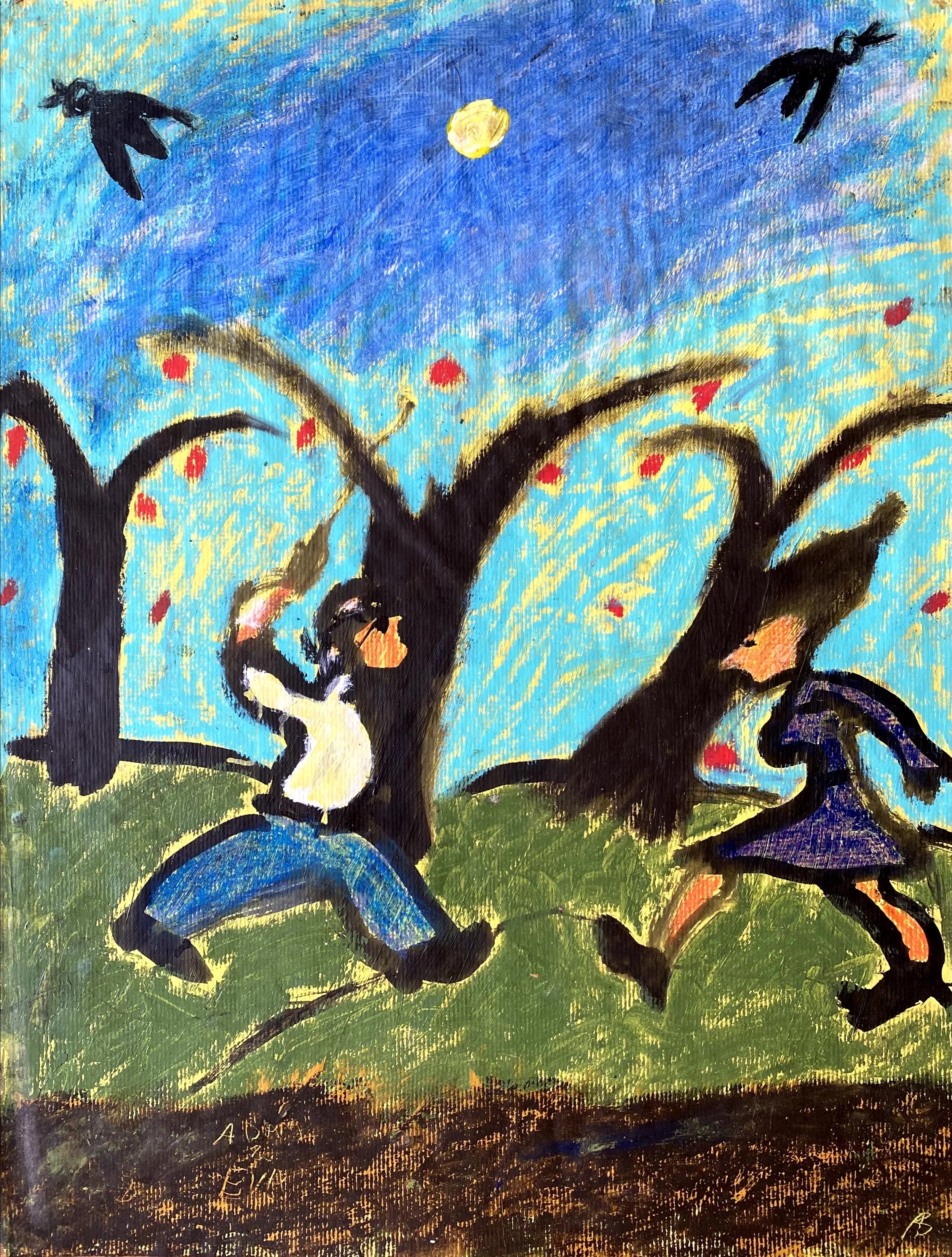 UNTITLED, Mixed Media on Paper 64 x 50cm.