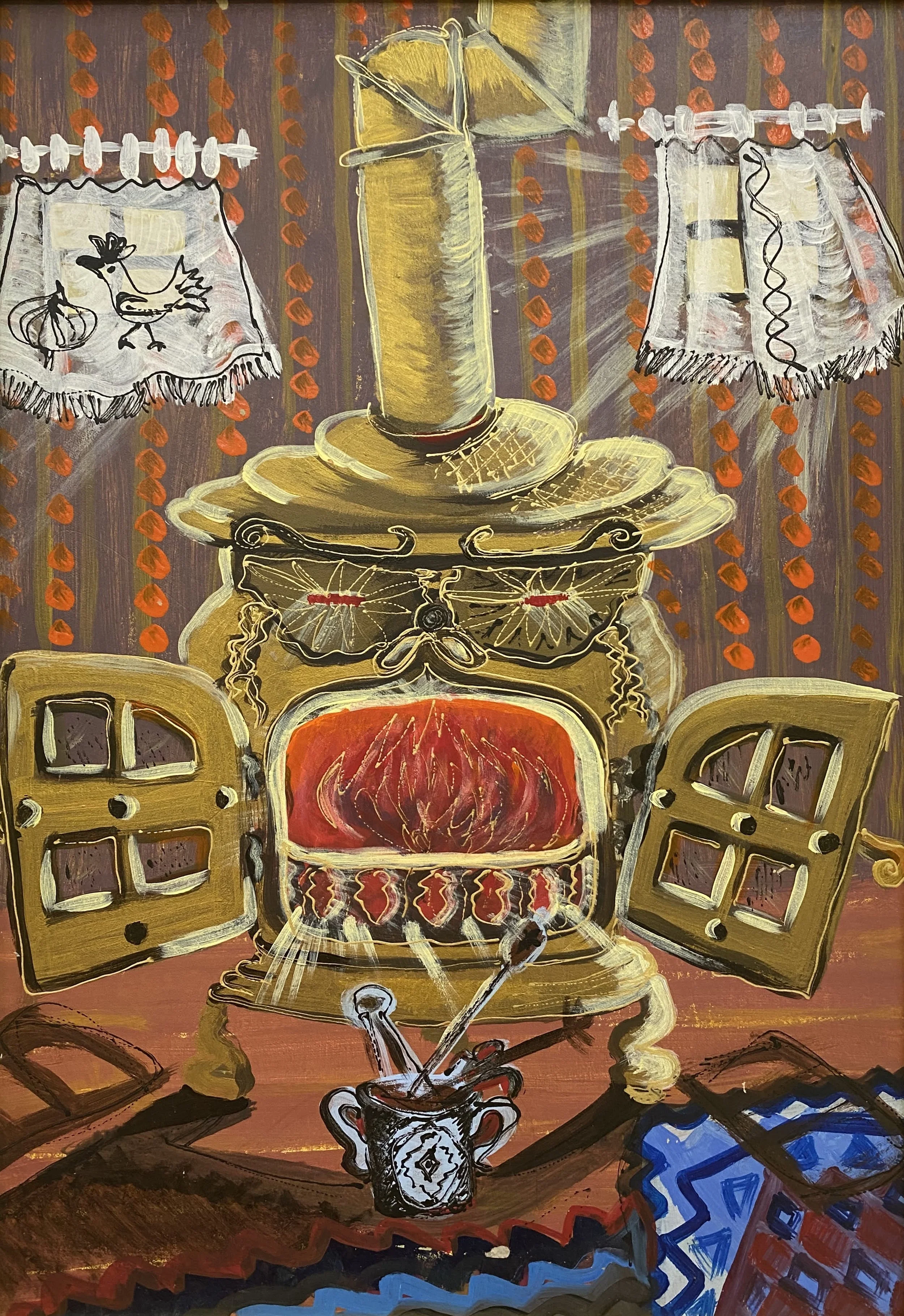 'ბატონი ღუმელი, მუყაო, აკრილი,49X34.jpg