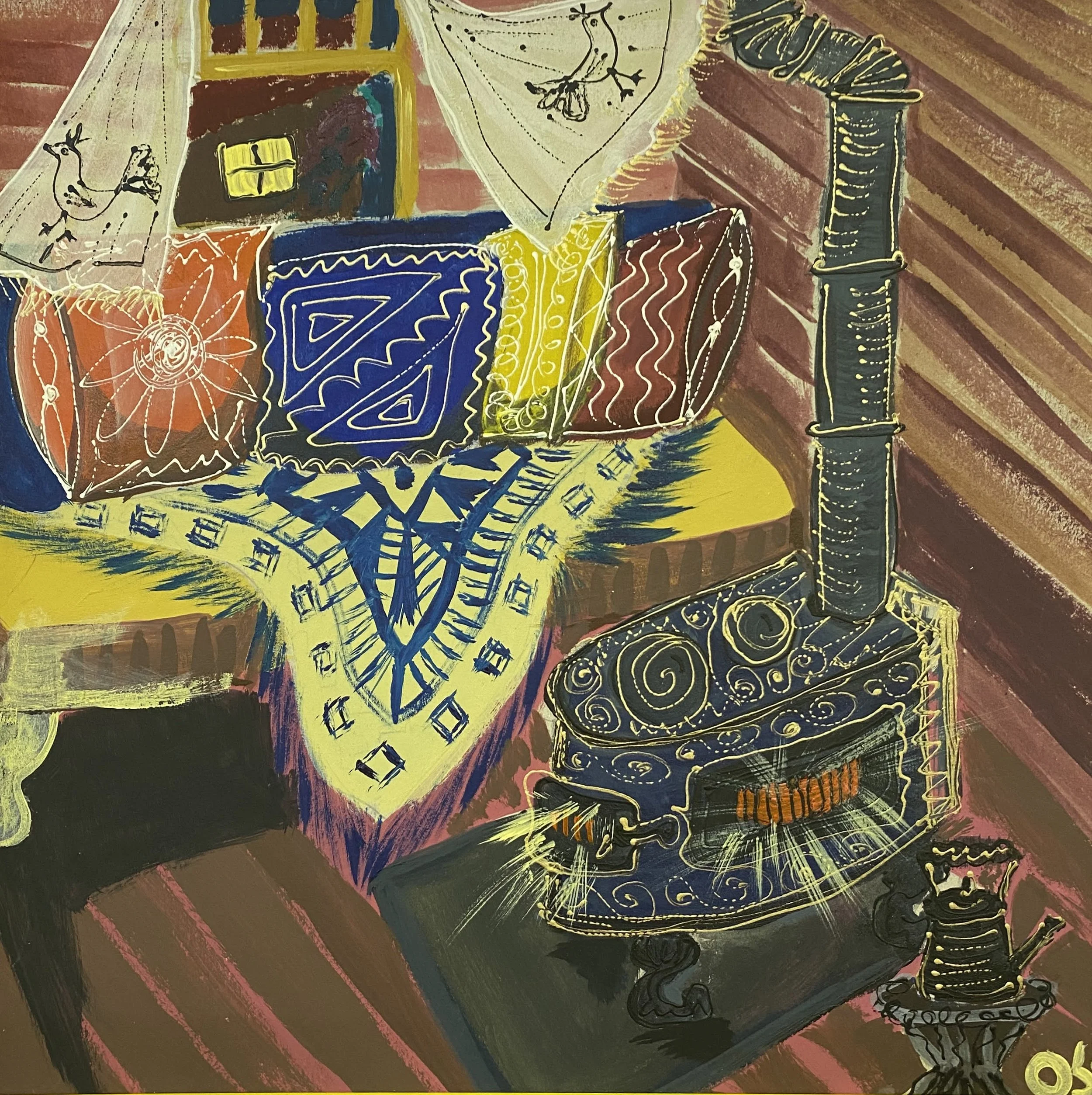 44. ''ღუმელი'', მუყაო, აკრილი,  34X34..jpg