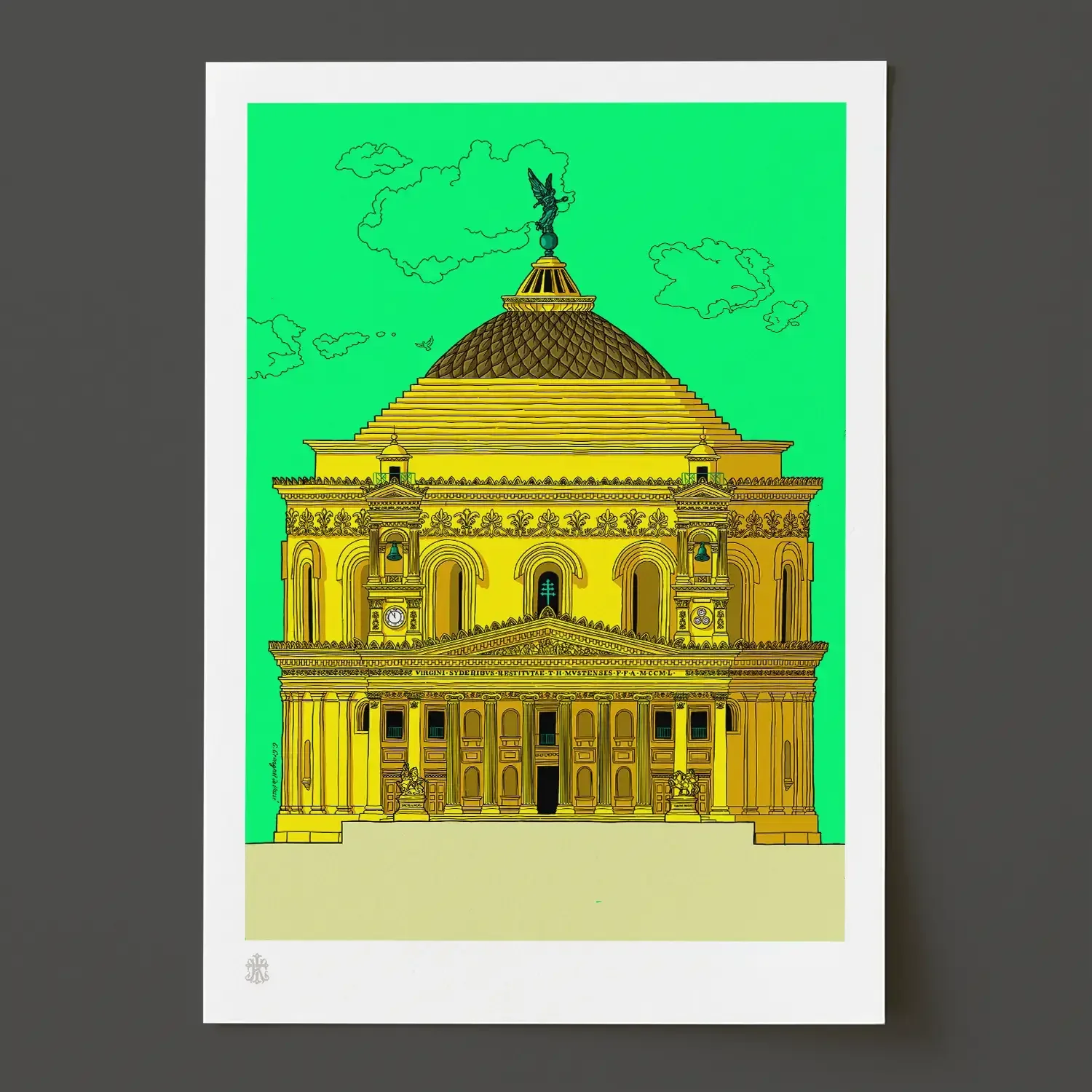 Ir-Rotunda tal-Mosta skond Grognet