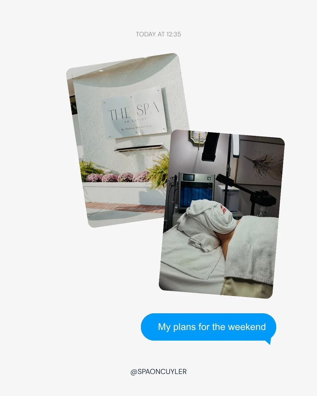 Our plans for the weekend🤍🌟

Skincare, self-care, and a little glow in between... because nothing hits better than taking time for you🧖 ♀️

#SpaDay #WeekendPlans #SelfCare #GlowSeason #FacialTreatment #MedicalSpa #TreatYourself #SkinGoals #SpaonCu