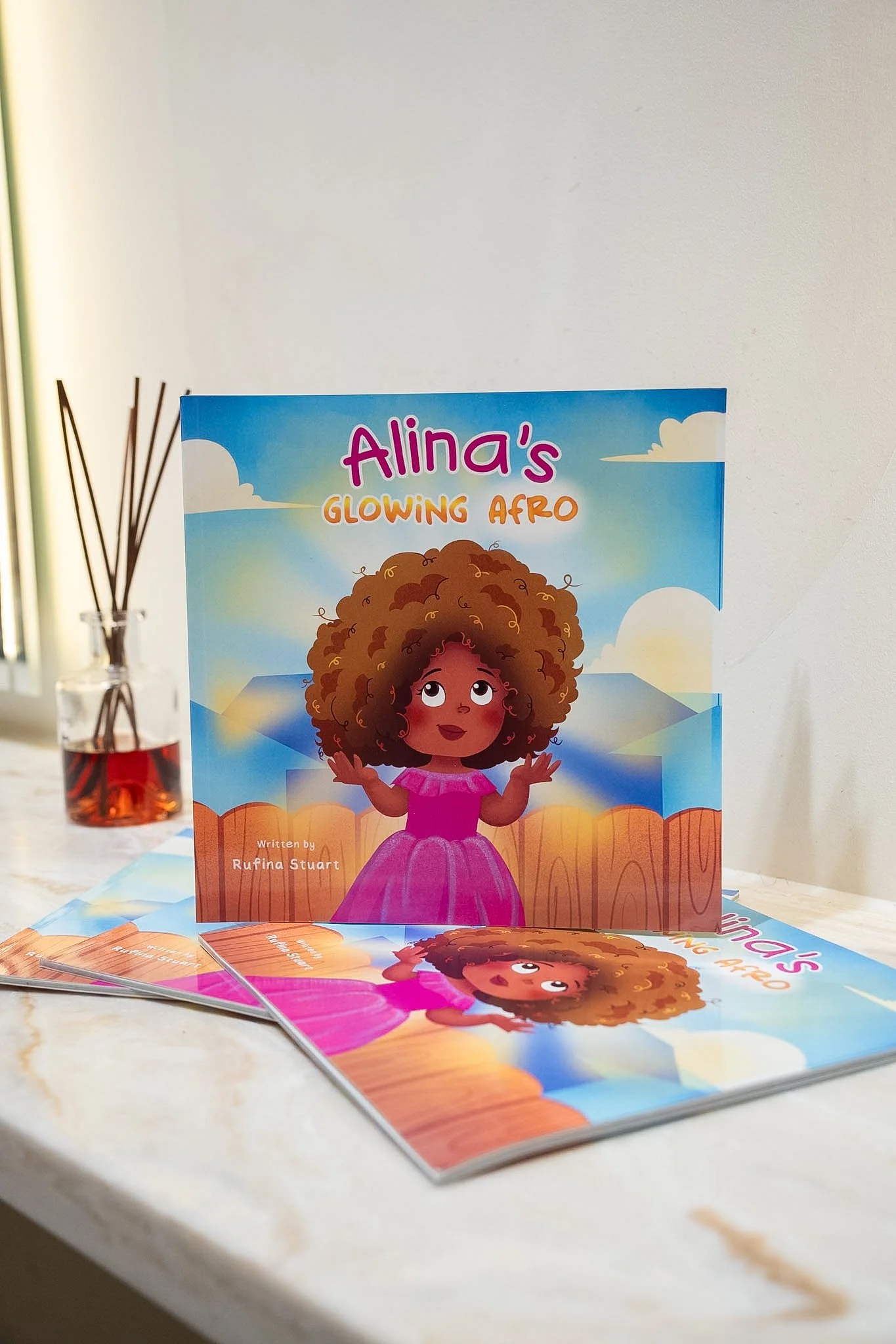 Alina's Glowing Afro