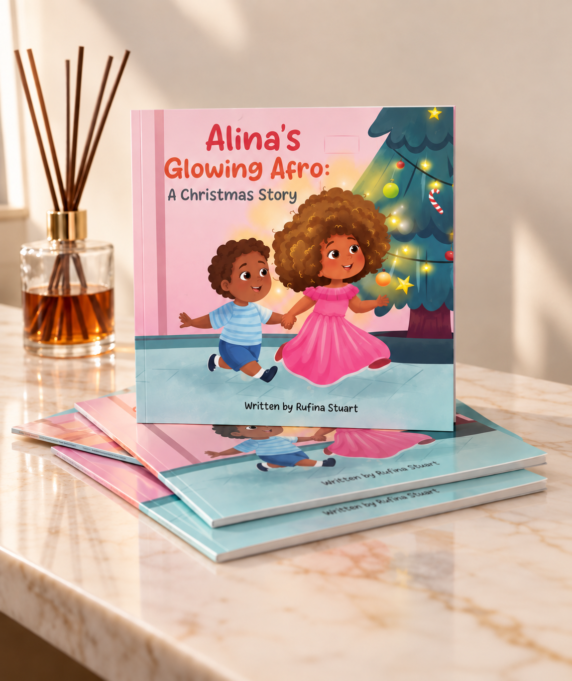 Alina's Glowing Afro -  A Christmas story