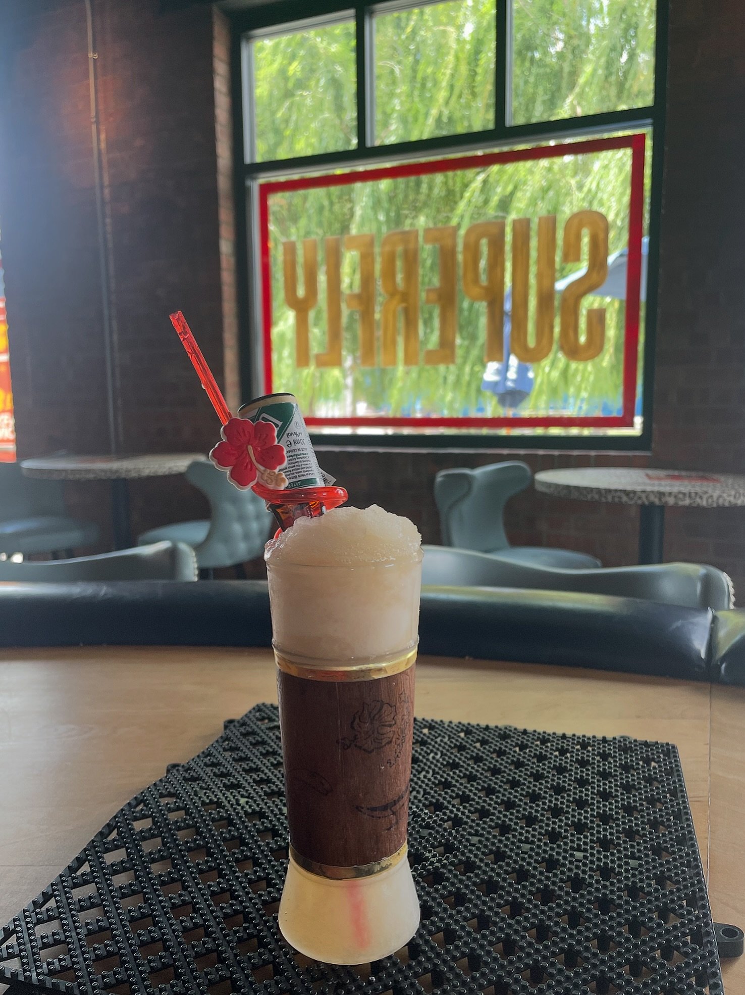 A little island escape served in a glass. 🍹✨

Come hang with us at SuperFly this weekend and see what the hype around the Ginger Colada with Underberg is all about! We&rsquo;d love to take care of you! 💖