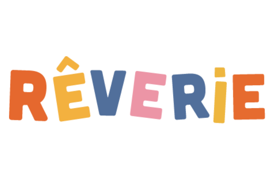Colorful 3D text spelling "REVER" with each letter in a different color, pink, blue, yellow, orange, and red.