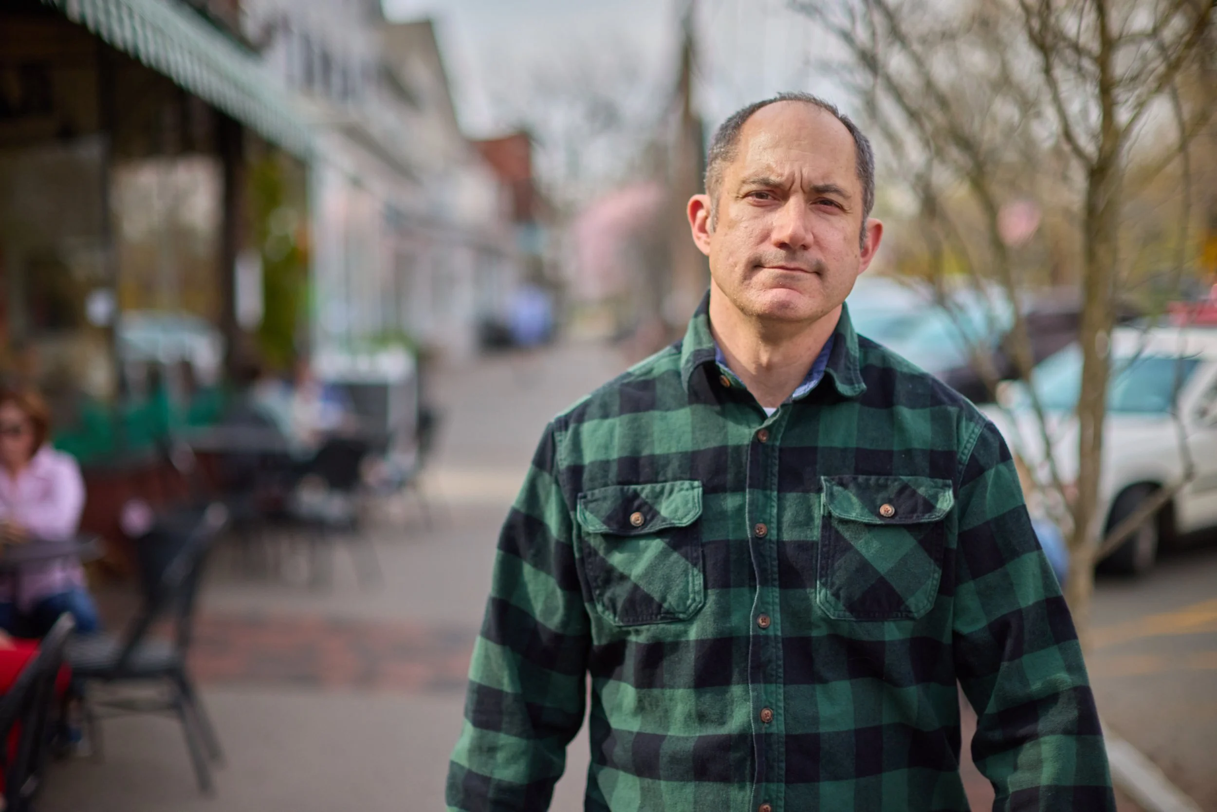 Adrian Bonenberger on the street.