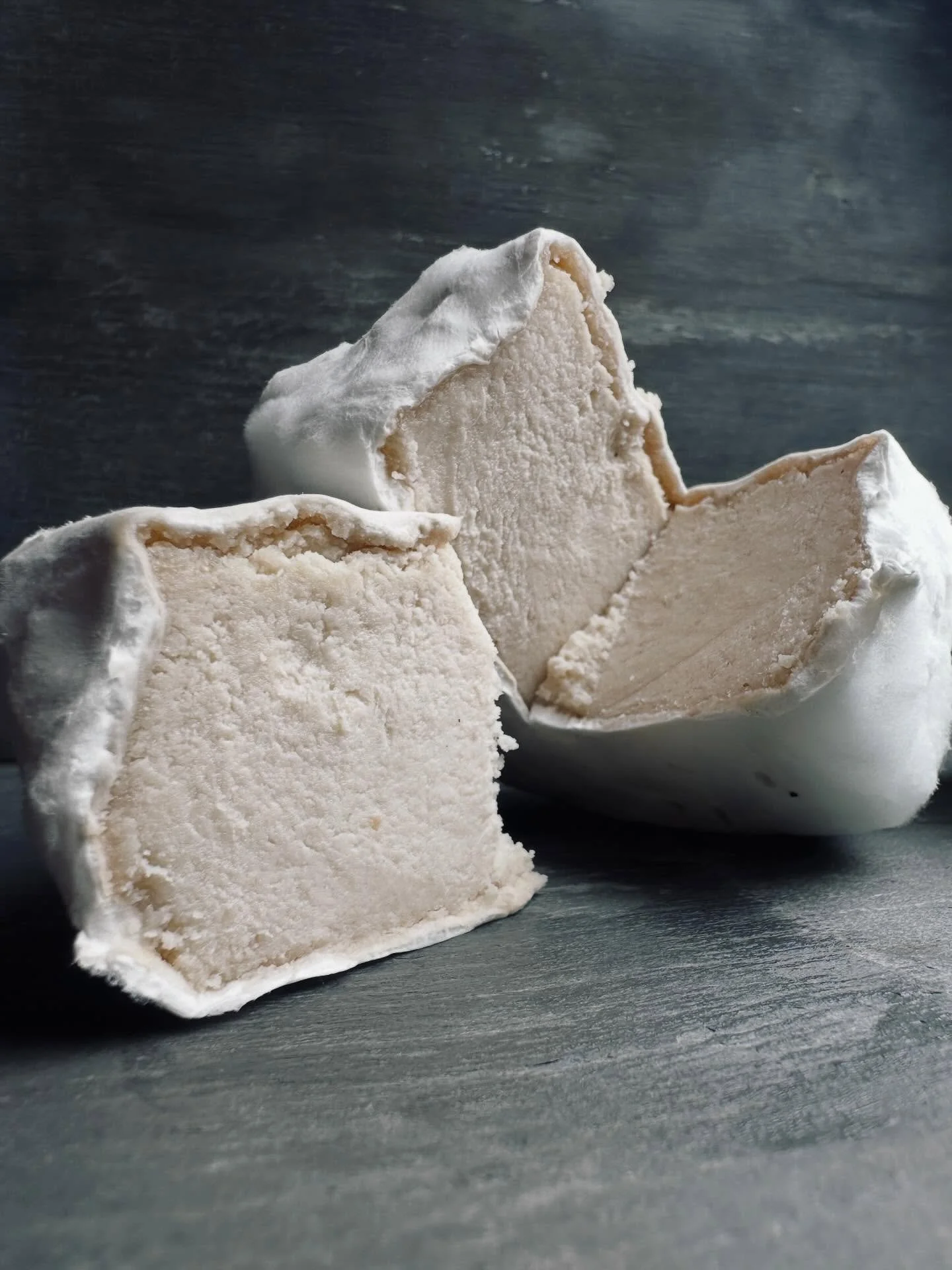 New cheese alert! 🚨🧀

Cashew-based, traditionally cultured, and aged to perfection. These beauties are officially in the pipeline and heading straight to VegFest Birmingham on the 25th!

We haven&rsquo;t named this new line yet, but we couldn&rsquo