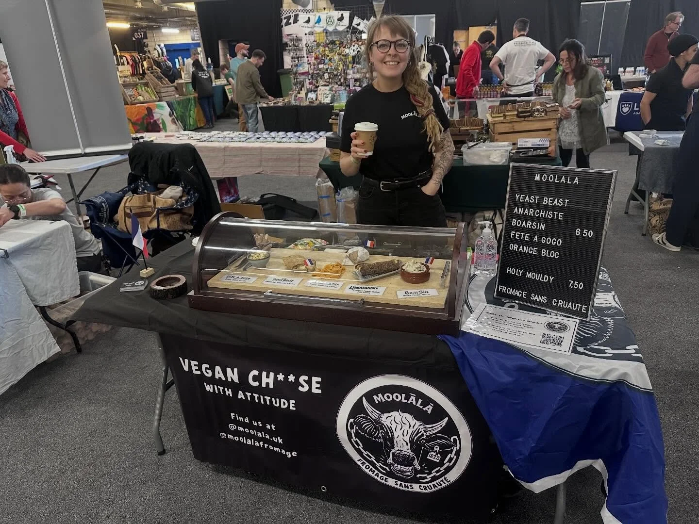 What a day at VegFest.

We are honestly blown away. You guys managed to clear us out of L&rsquo;Anarchiste and Holy Mouldy which is incredible, thank you so much. Seeing the response to what we&rsquo;re building at MooL&agrave;L&agrave; means the wor