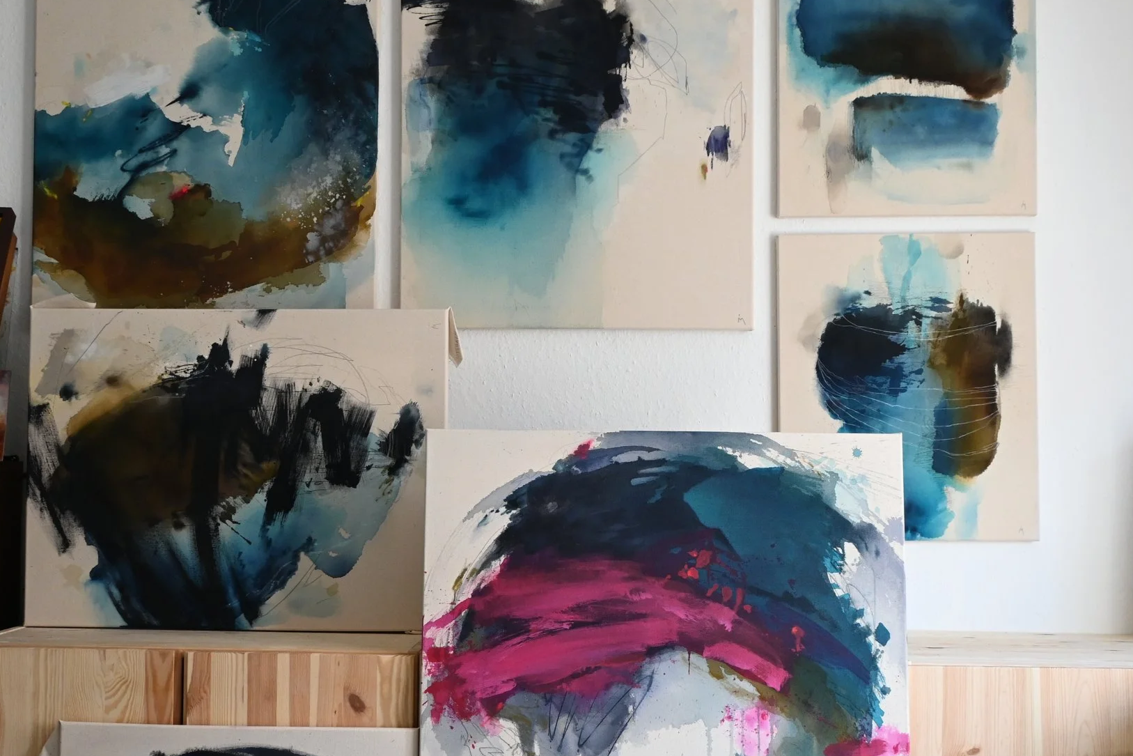 Abstract series Reclaim by Contemporary artist Iwona Marchewka