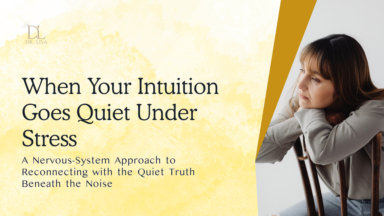 When Your Intuition Goes Quiet Under Stress