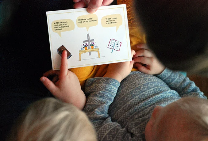 Samtalekort om kirkerommet