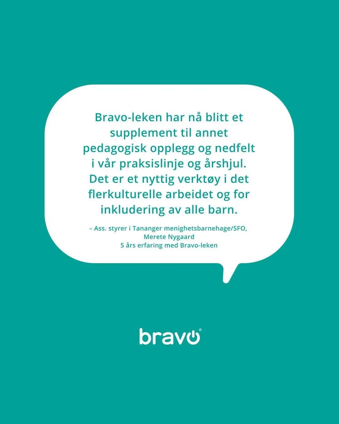 Hvordan blir Bravo-leken en naturlig del av hverdagen?

For mange starter det med &aring; sette av 10&ndash;15 minutter til en Bravo-runde. Etter hvert kan leken bli en fast del av det pedagogiske arbeidet, og ordene og begrepene barna m&oslash;ter, 