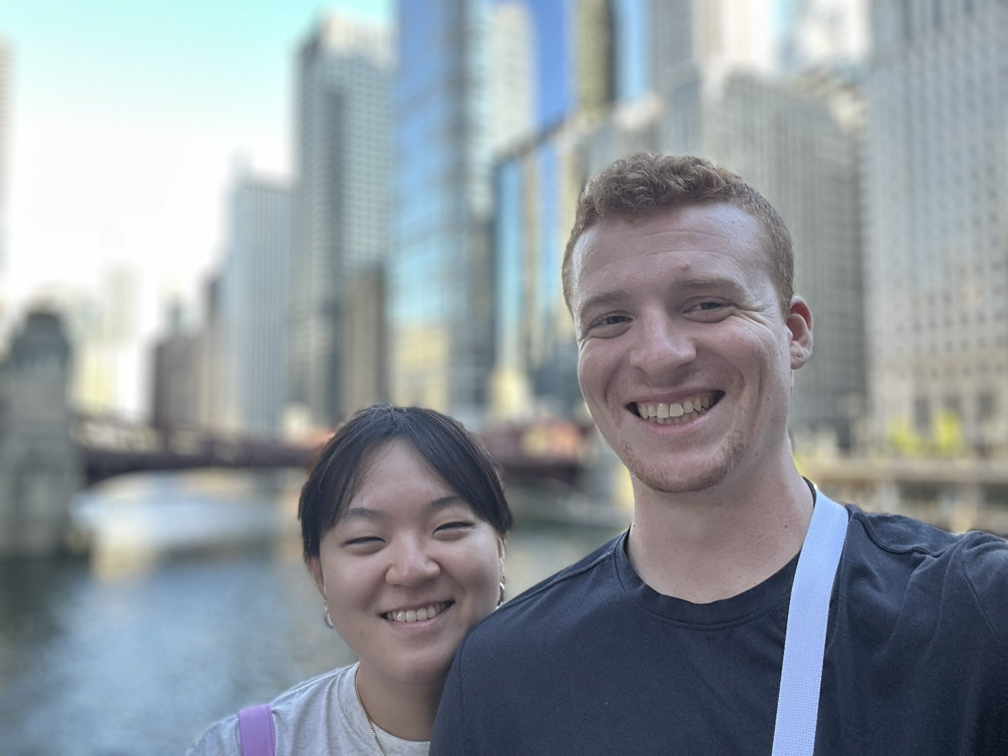 Downtown Chicago with Hyejung