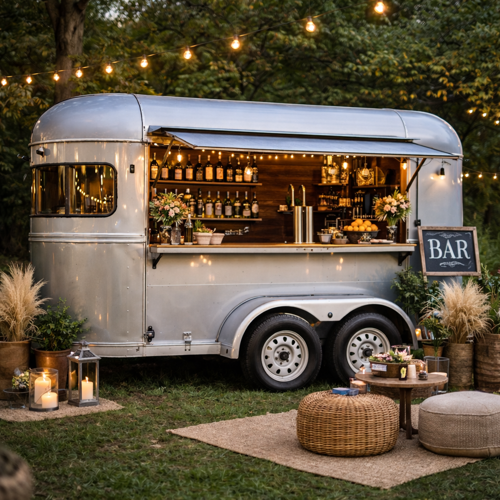 Vintage Horse Trailer Bar