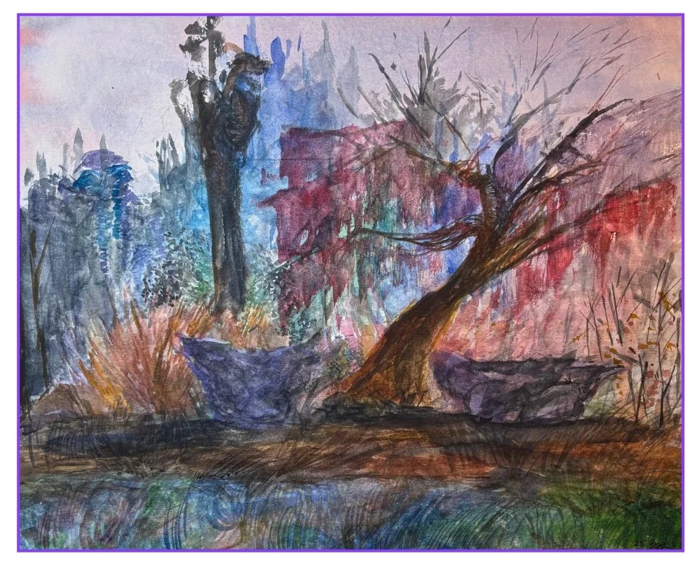 Myriad, Watercolor 14.8x17.8"