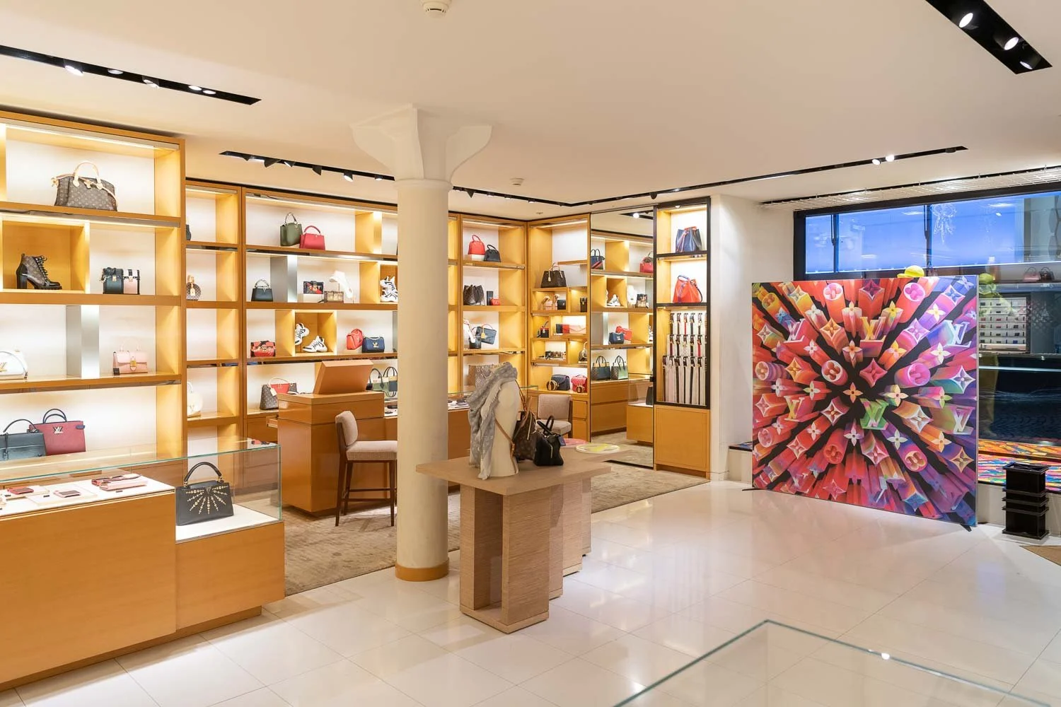 soirée entreprise boutique Vuitton Lausanne
