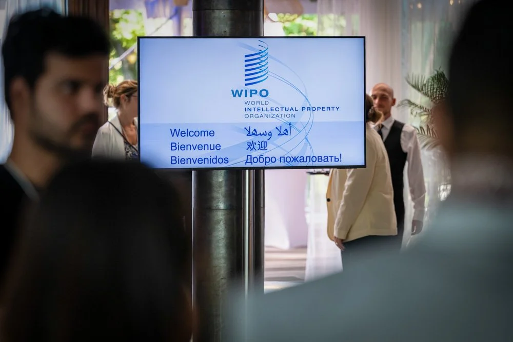 Welcome WIPO OMPI entrance
