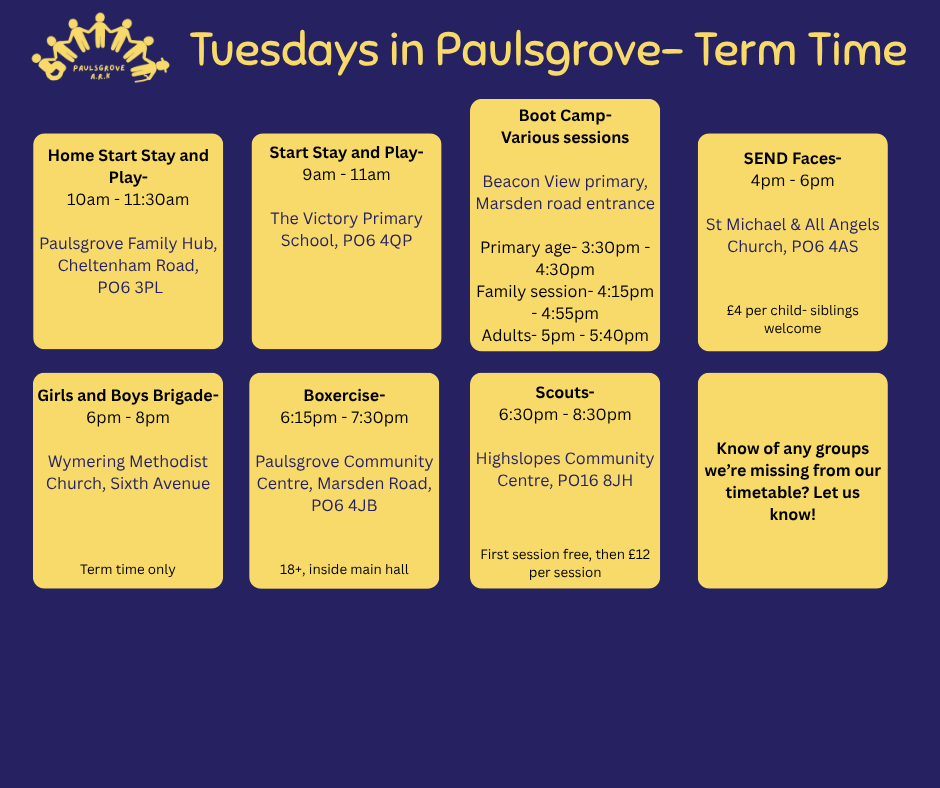 Tuesdays in Paulsgrove