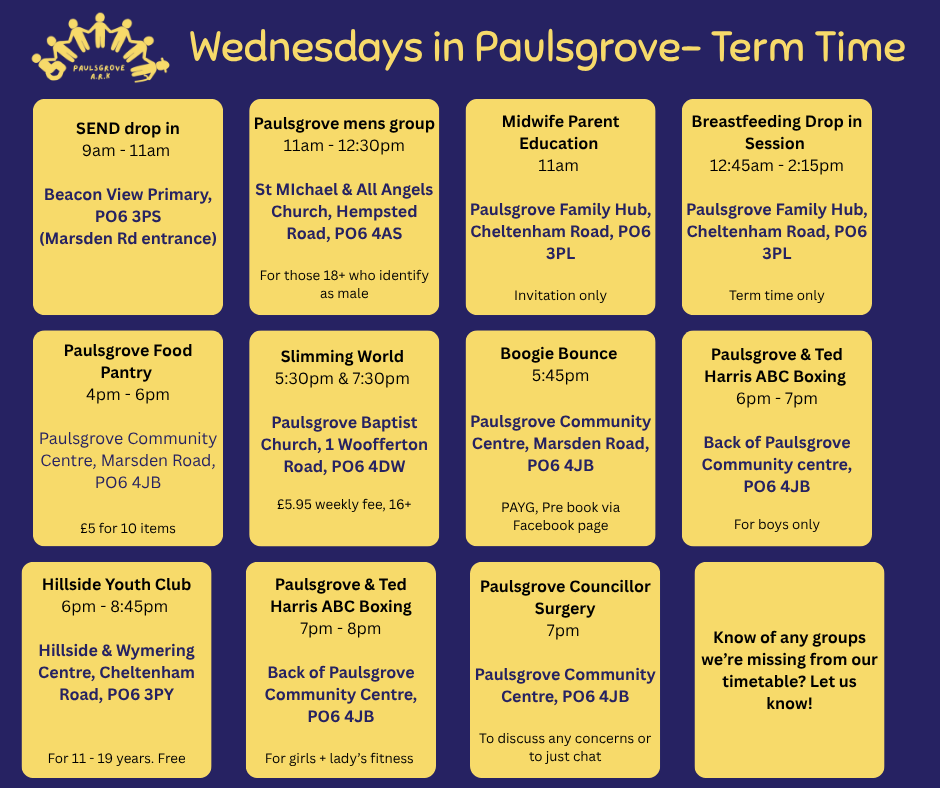 Wednesdays in Paulsgrove