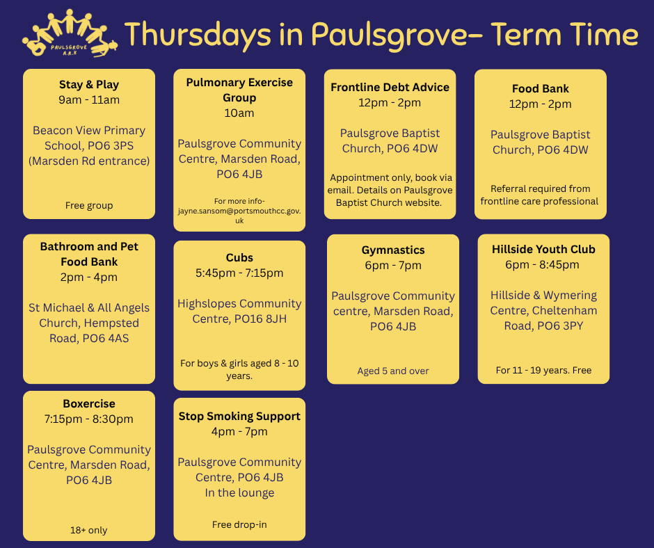 Thursdays in Paulsgrove