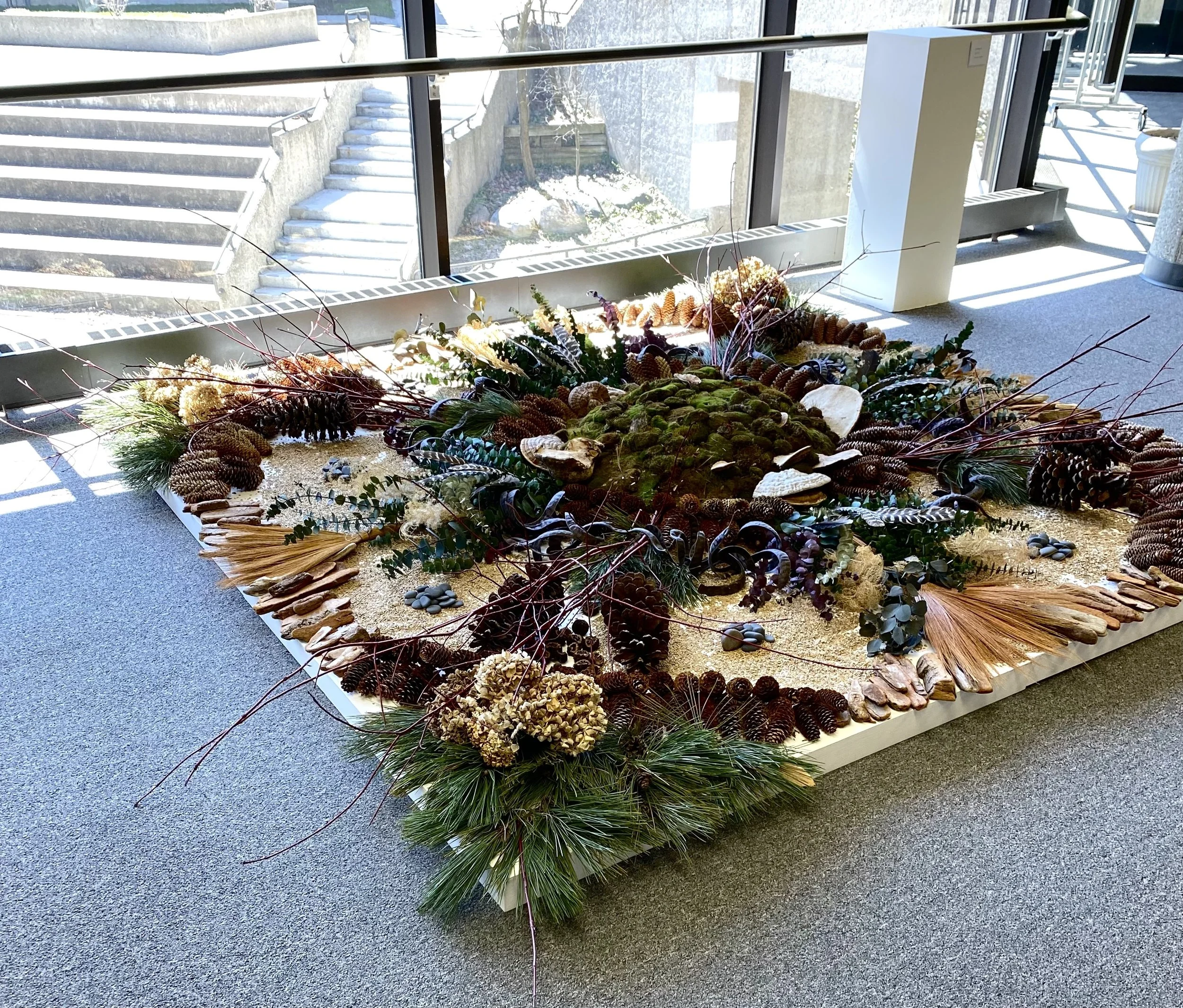 Aquinas College BFA Show Beth Mateskon Nature Mandala.jpg
