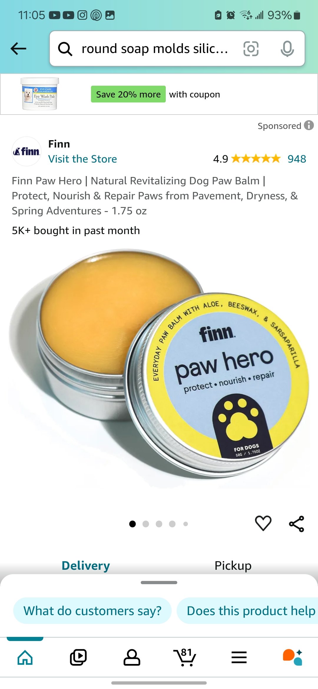 Small Pawz Head to Tail Balm