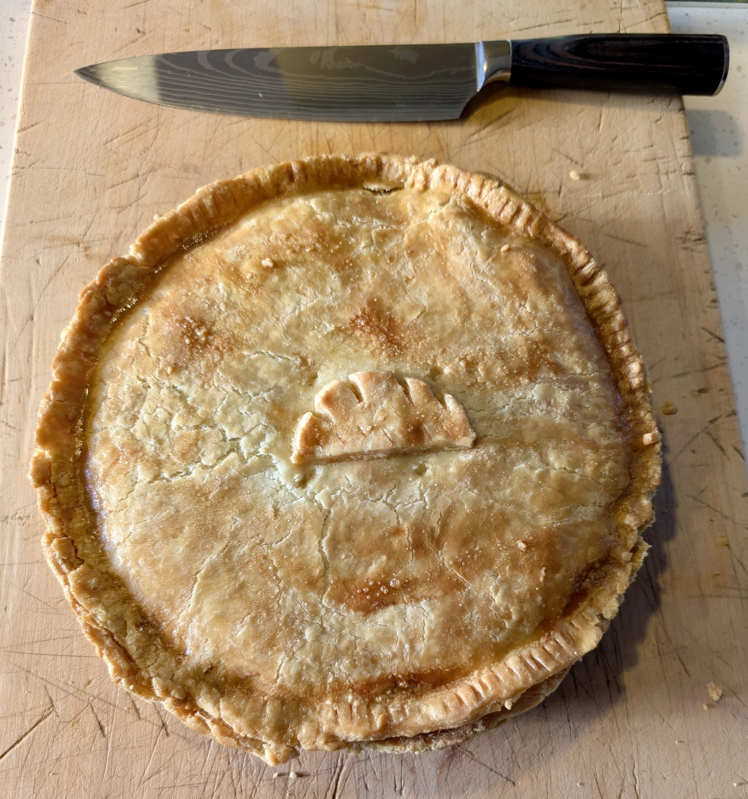 Gluten Free Chicken, Chorizo and Leek Pie
