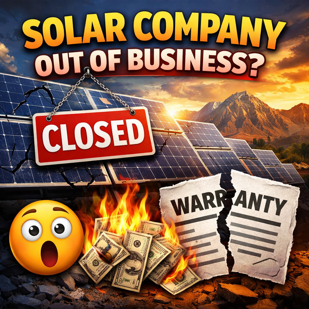 What to Do If Your Solar Company Went Out of Business in Utah (And You No Longer Have a Warranty)
