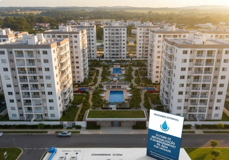 Desmembramento de Água em Condomínios junto à CAESB