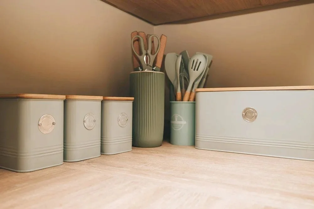 Beacons View self-catering holiday lodges near Brecon, Powys, include a fully equipped kitchen.