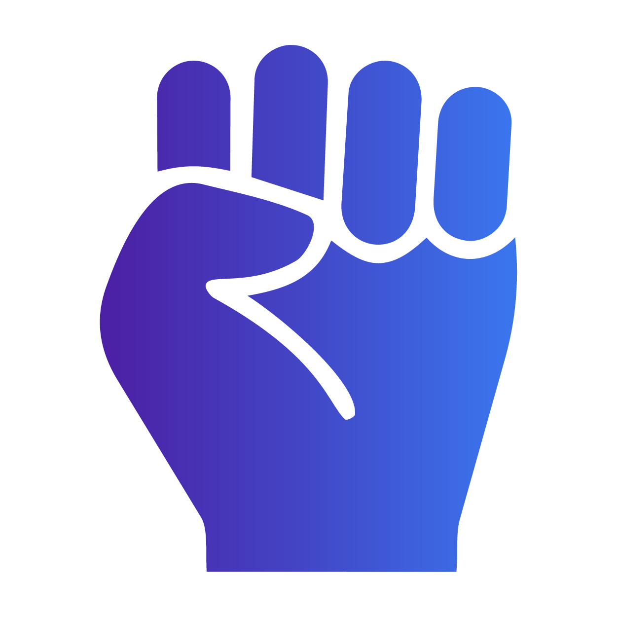 icon of empowerment fist