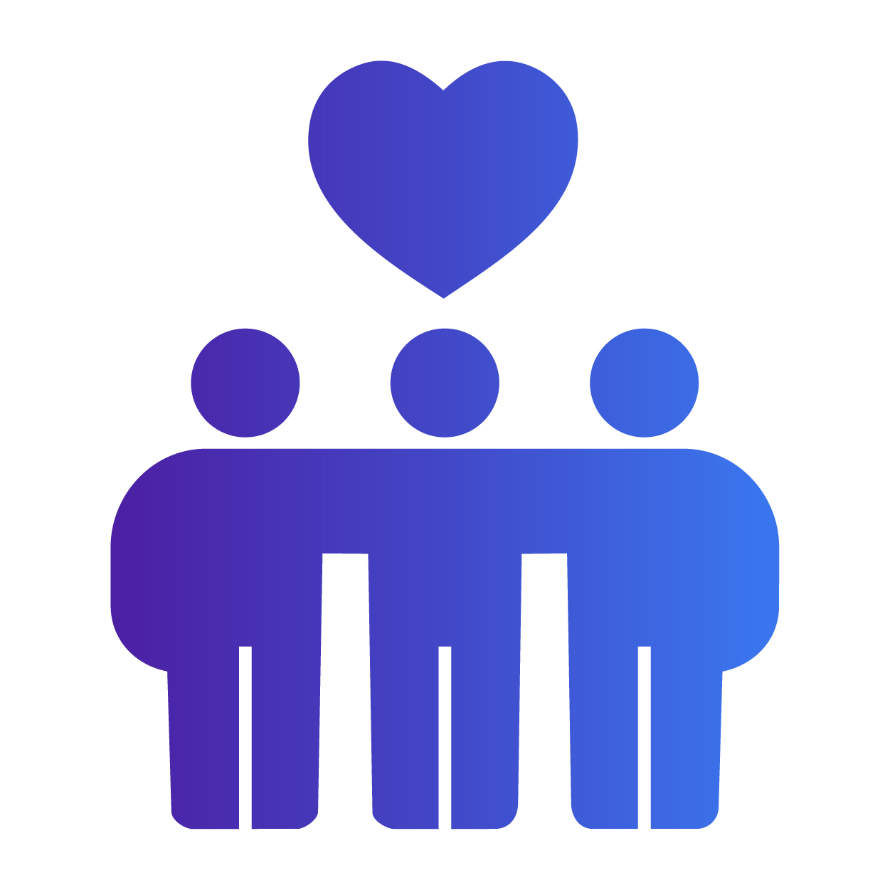 icon of three people with a heart above
