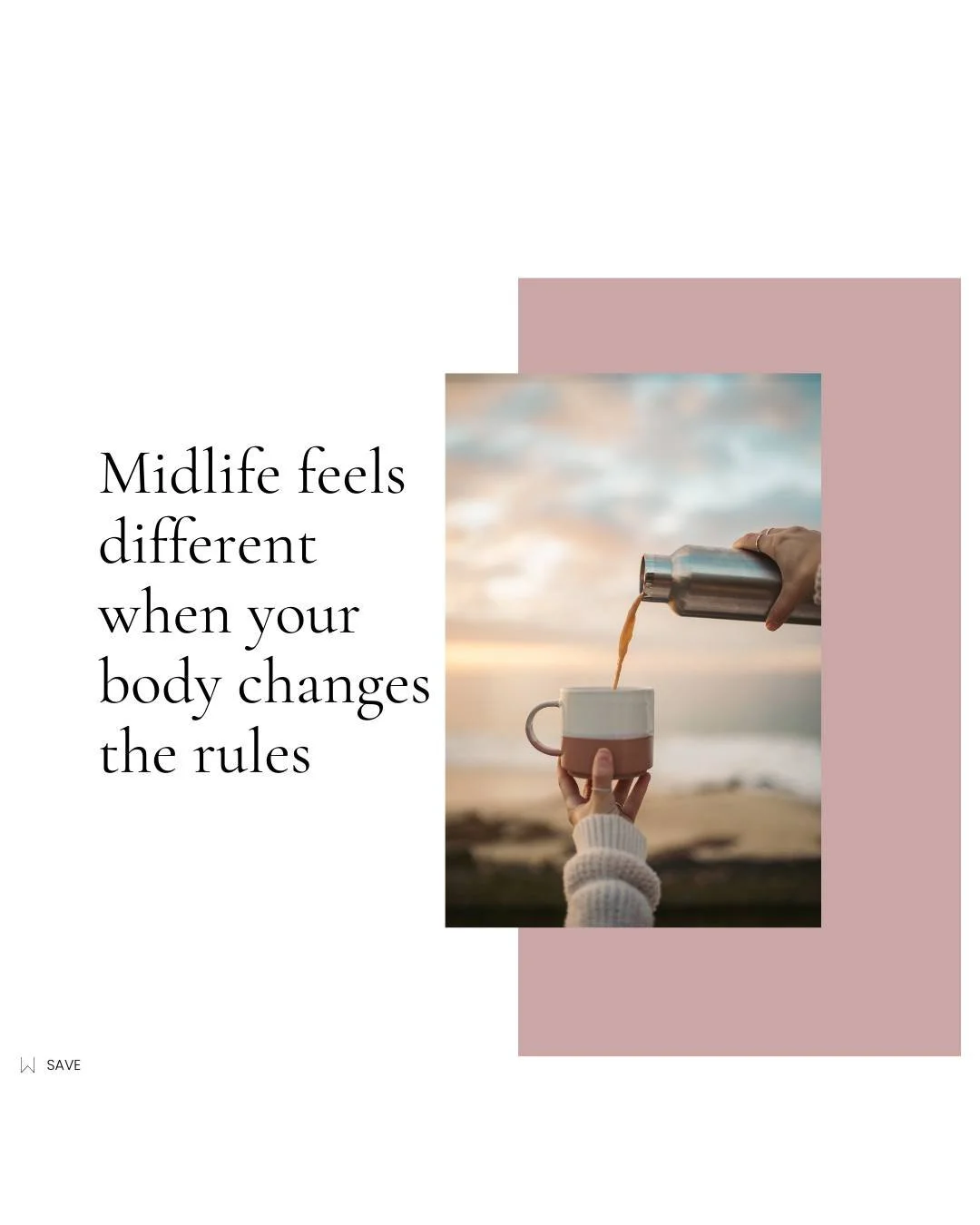 midlife can feel like a strange in-between when our bodies keep changing the rules. 

we&rsquo;re wise enough to know our limits. And still&hellip; we push past them.

We finish the thing. Show up. Push through.

And the bill comes due.

Not because 