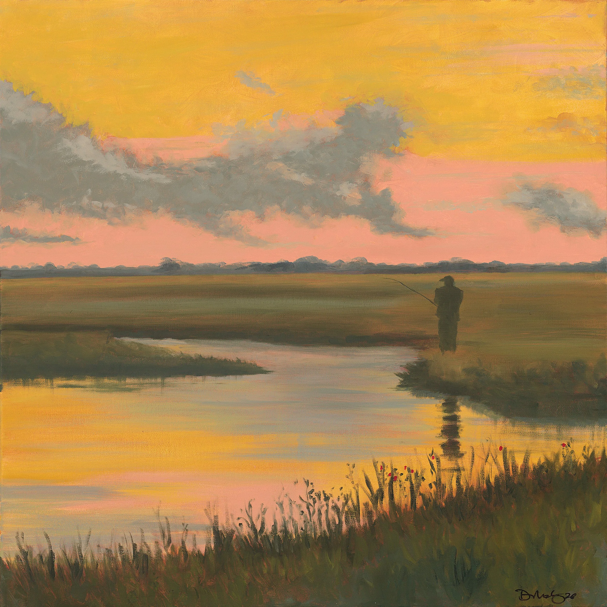 Golden Hour, oil on canvas 24x24