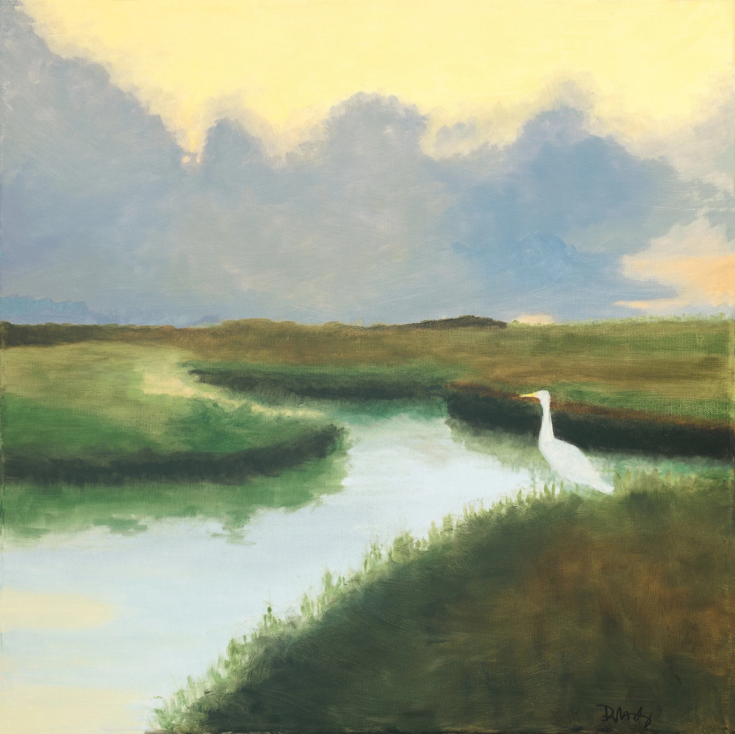 After the Storm, oil on canvas 20x20