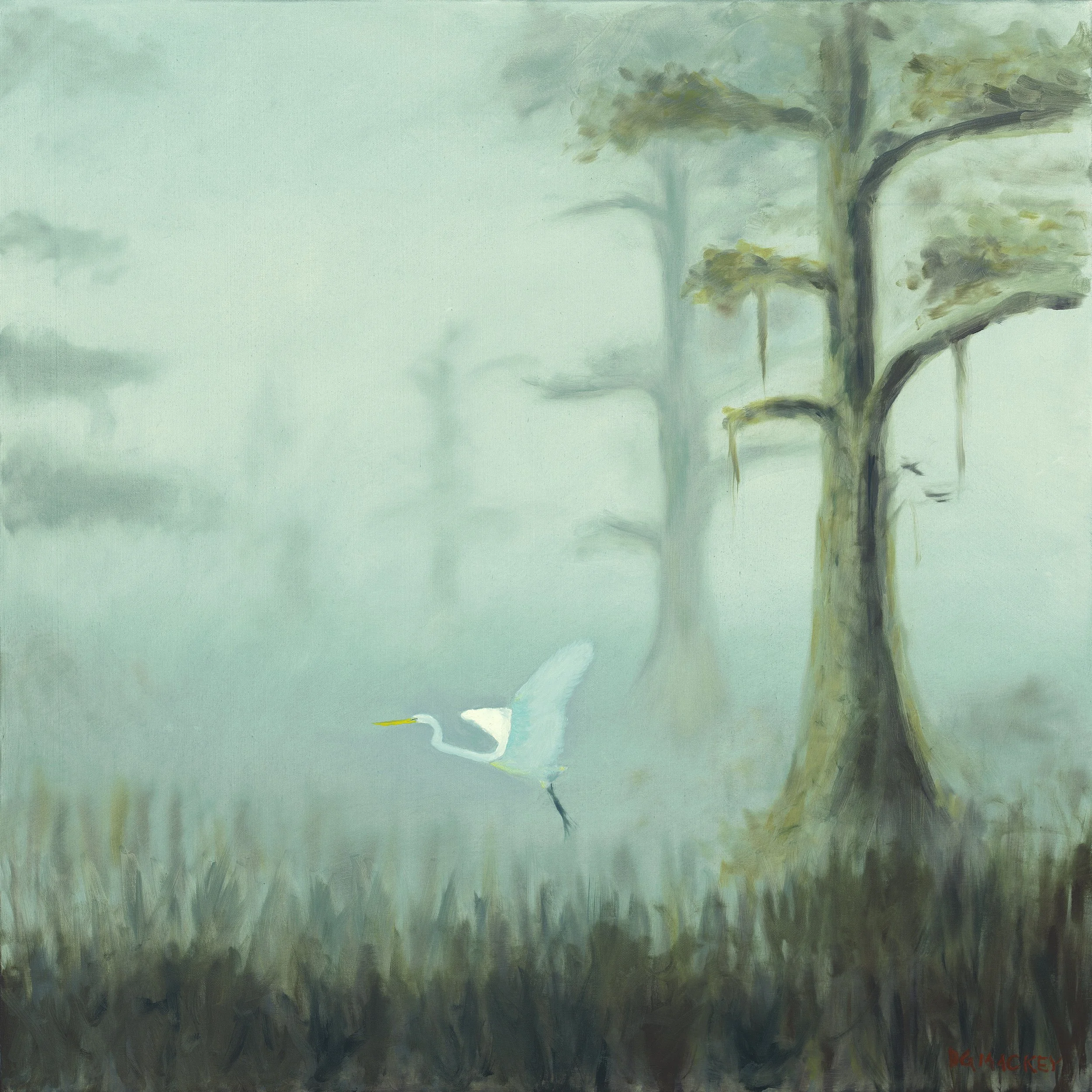 Takeoff, oil on canvas 36x36