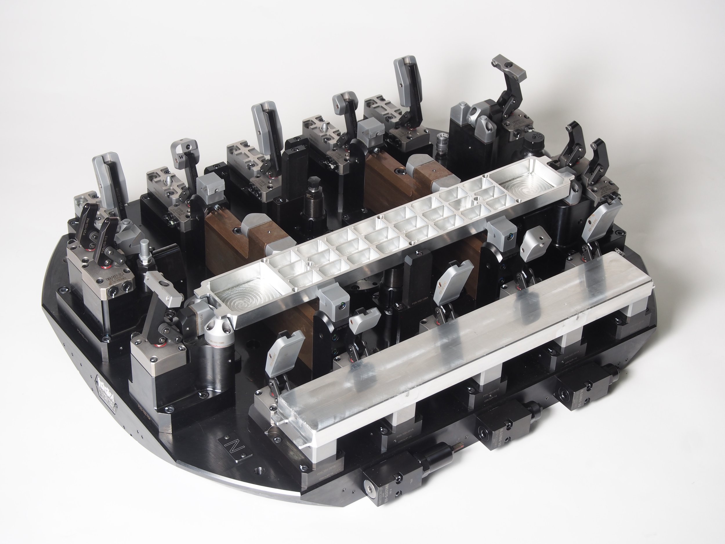 Hydraulic Fixtures for Vertical CNC Mills