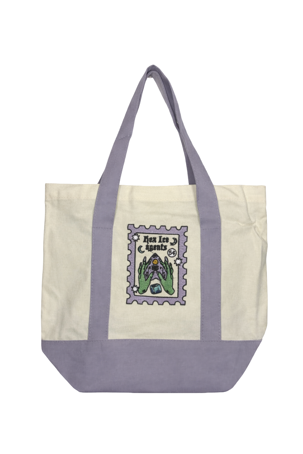 Mini Lavender Hex ICE Agents Stamp Tote