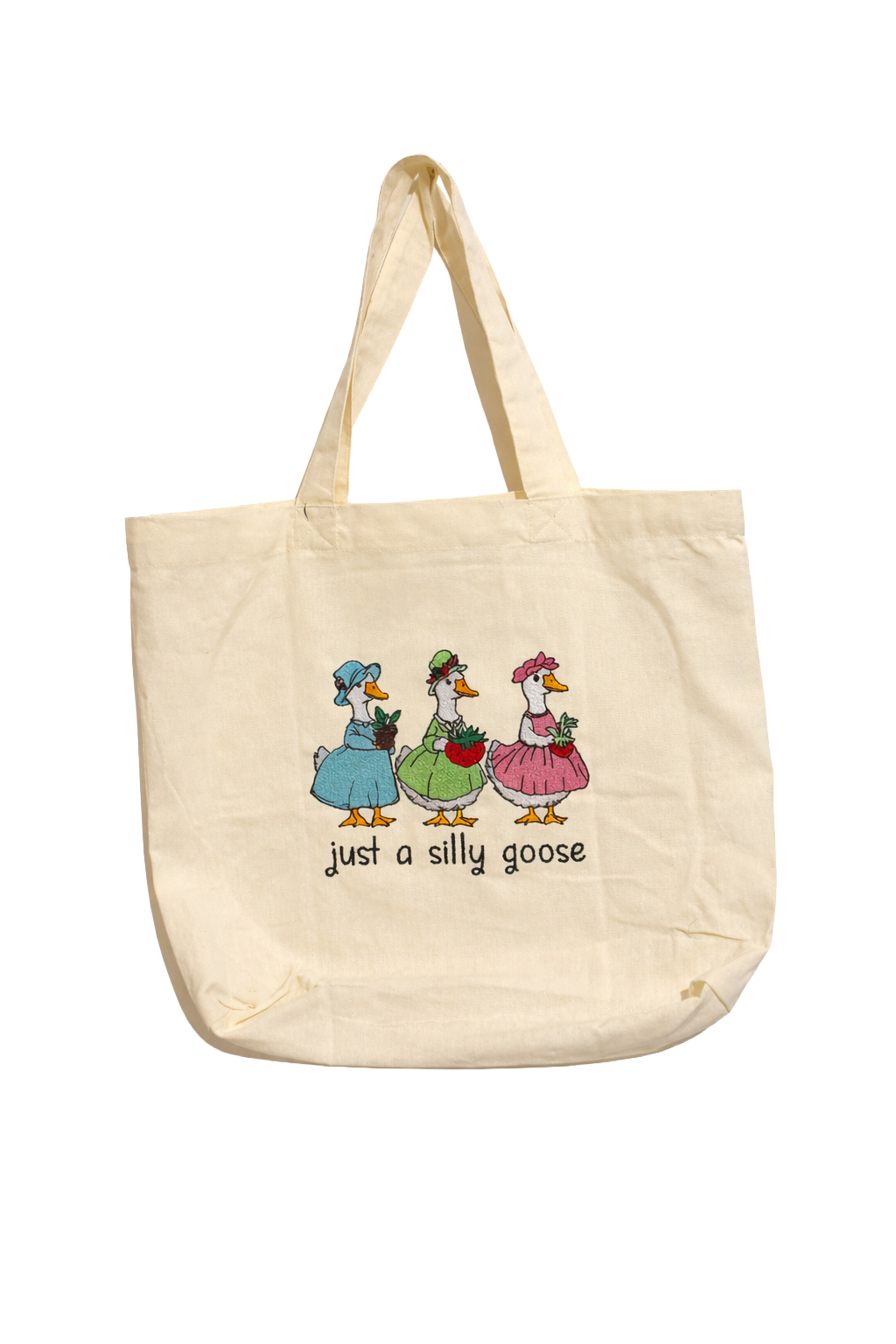 Canvas Silly Goose Tote