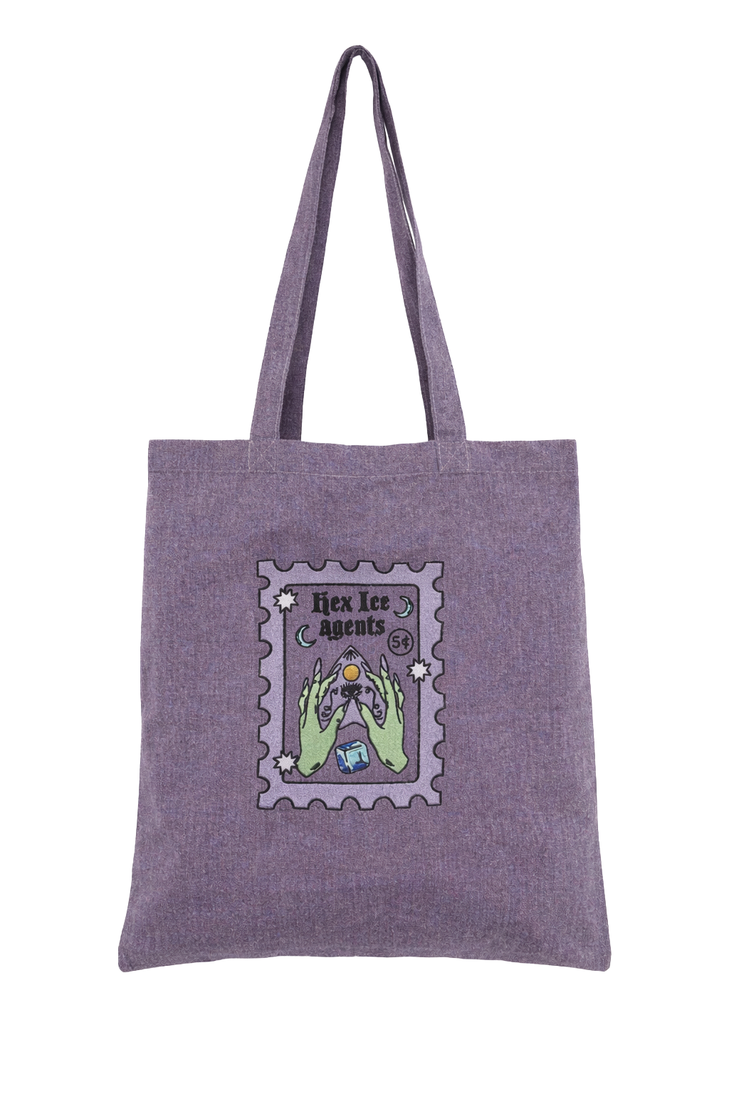 Long Handle Hex ICE Agents Stamp Tote
