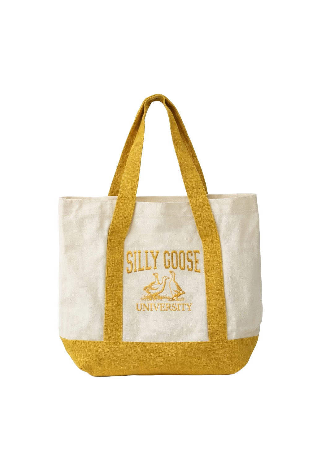 Yellow Silly Goose University Tote