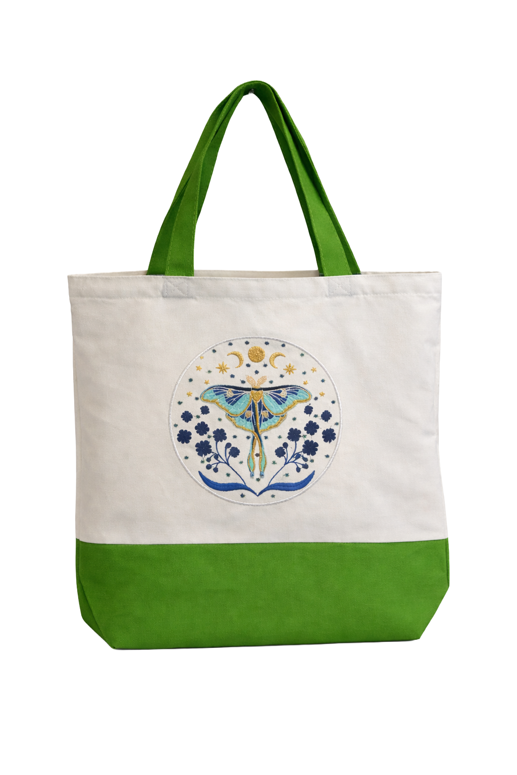 Large Canvas Moth Tote